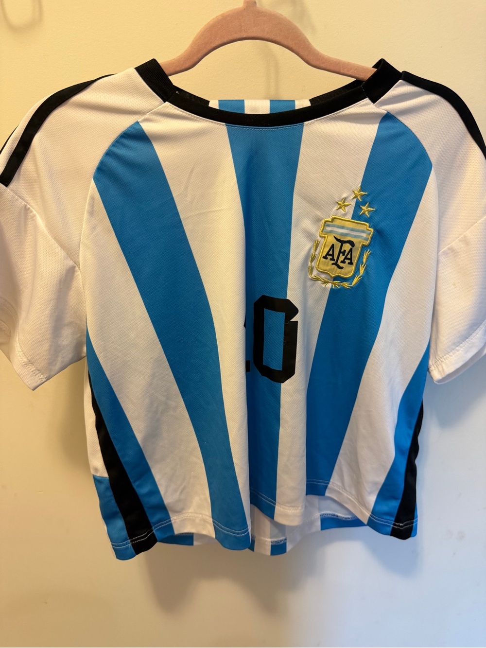Argentina Kids Soccer Jersey - Blue & White AFA Crest